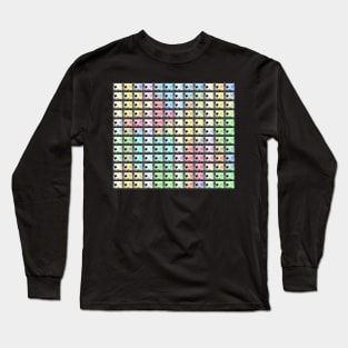 Retro movie pattern Long Sleeve T-Shirt